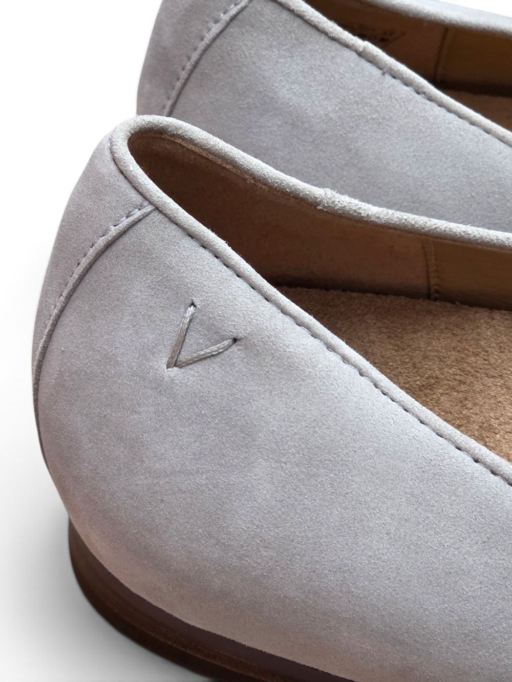 VIONIC Willa Greyish Taupe Suede Flat Loafers NWOB Size 11 - Picture 9 of 12
